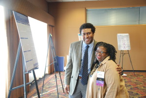 Argosy Student Donala Jordan with Dr. Brvada Garrett-Akinsanya